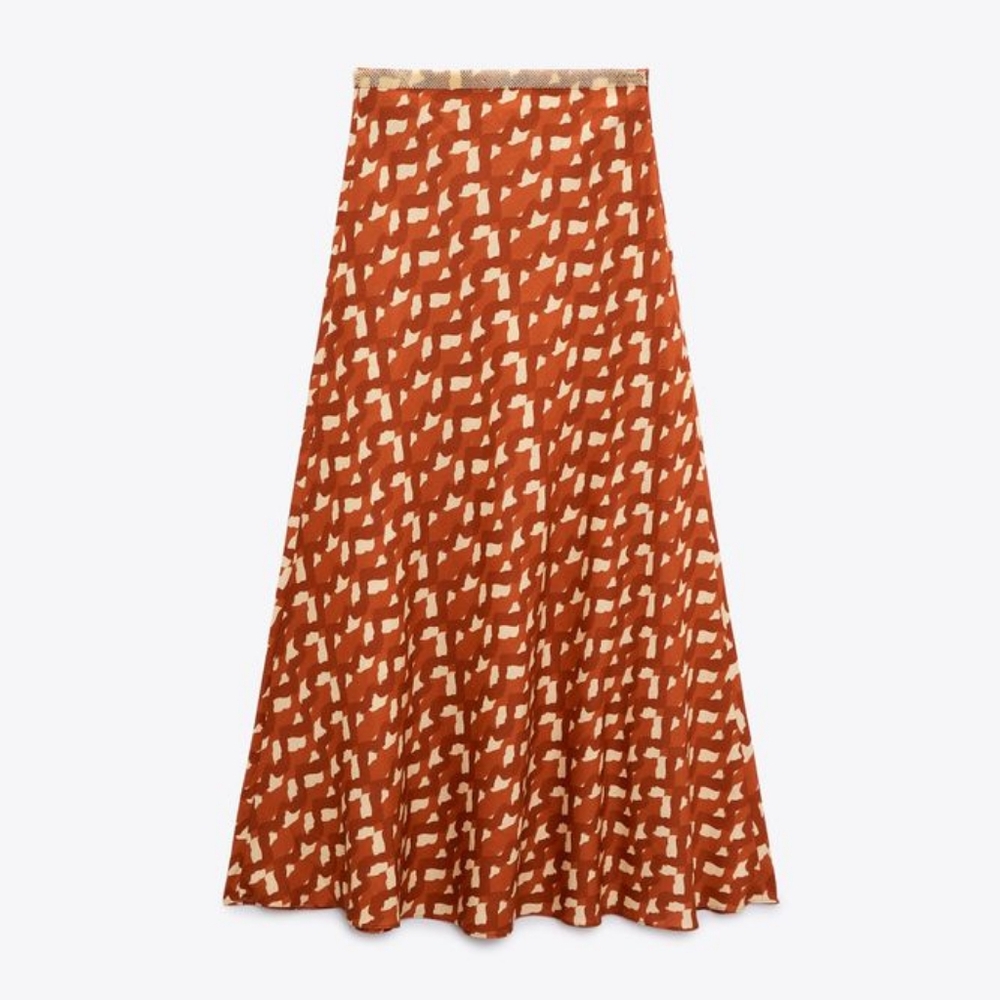 Zara Long skirt printed